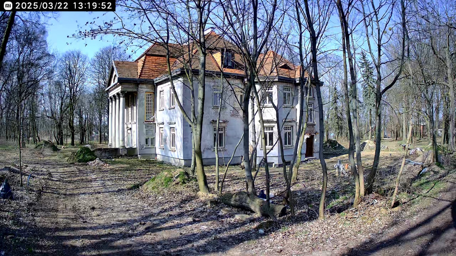 Pałac przed szerokim etapem restauracji